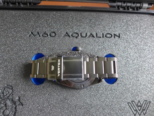 VERTEX M60NDC (NO DATE BLACK) AQUALION DIVER WATCH - NEW - Picture 2 of 7