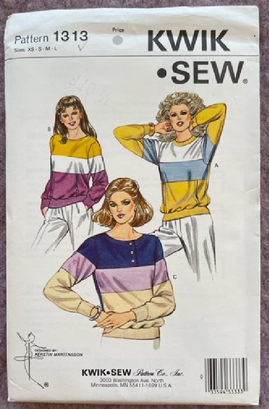 Buyer Choice: KWIK-SEW Sz XS-S-M-L $5.95-$9.95 LINGERIE/TOPS