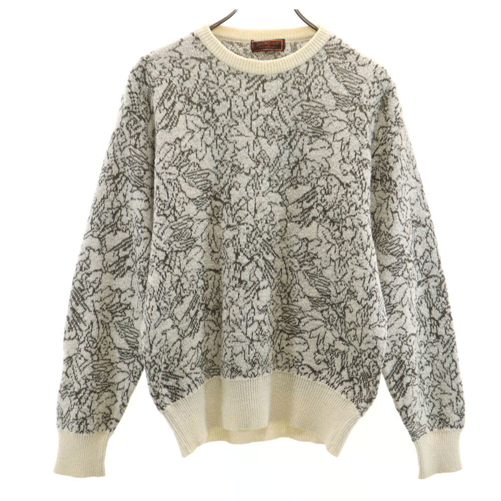 YVES SAINT LAURENT tricot anni 80 90 vecch mist lanao mistor mohair manicoto...