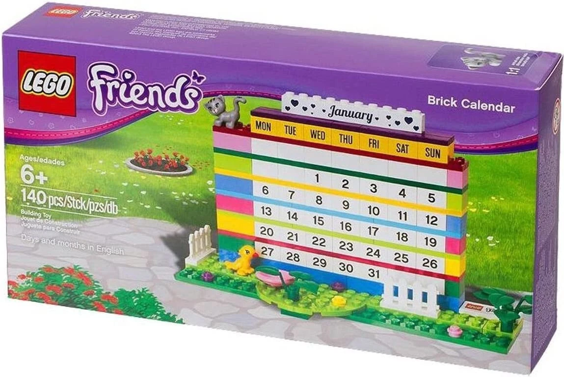 Original LEGO Friends 850581 Brick Calendar