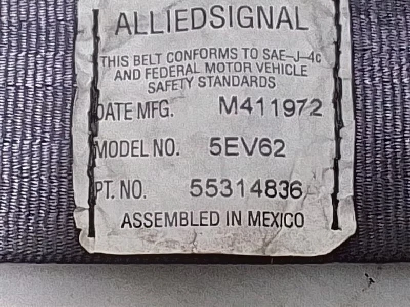 Jeep TJ Wrangler Driver Rear Seat Belt Retractor 1997 1999 2000 2001 2002 143722 - Imagem 2 de 4