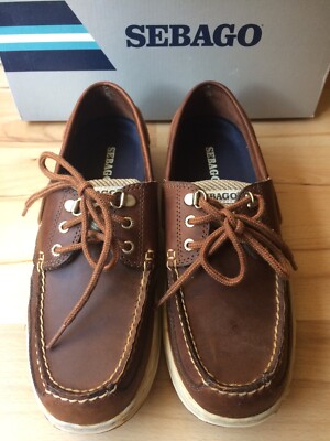Brown Leather Casual Boat Shoes 