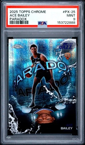 2025 Topps Chrome Ace Bailey Base (PSA 9)
