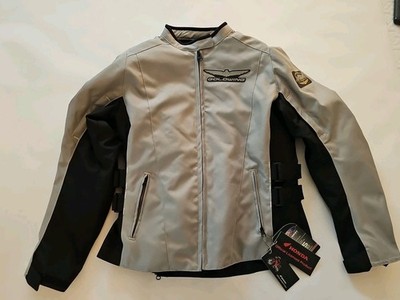 GOLDWING フード付きレザー風ジャケット 2XL Honda GoldWing Large Women Riding American Touring Jacket W/ Zip