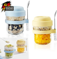 2 StüCk Meal Prep Overnight, Overnight Oats GläSer, Mealprep GläSer, EinmachgläS