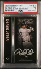 2023 Topps Diamond Icons Black Auto Derek Jeter #BPADJ BP Silver /10 PSA