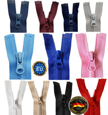 Rei&szlig;verschluss Kunststoff teilbar grob 5mm- 20 25 30 35 40 50 60 70 cm - Zipper