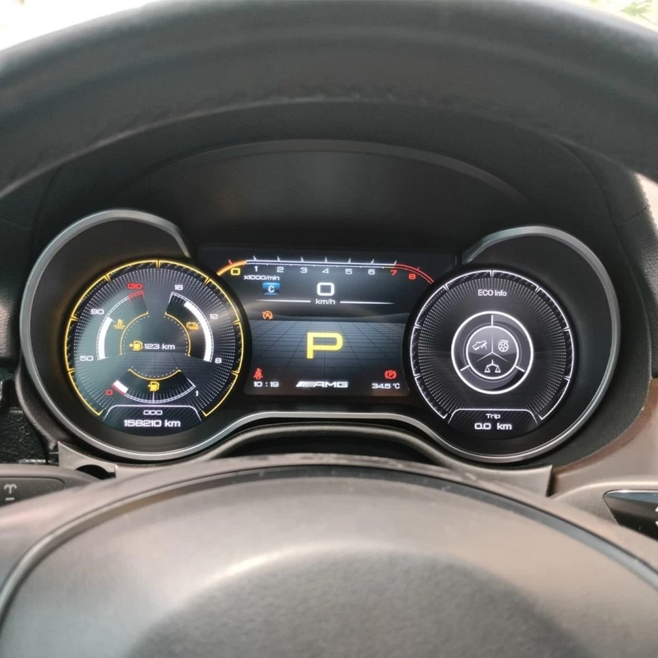 Cuadro de instrumentos digital de 12,3" Carplay para Benz Clase R GLE GLS W166 2006-2019 Foto 2 de 4