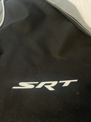 Leeds SRT Accessory Bag Black/Gray Solid, Adjustable Strap, Zip-Around Closure