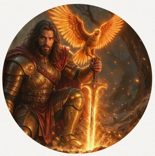 Hayleybug 1 oz The Ember Knight silver Round w/ COA mintage 15