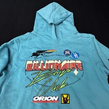 Billionaire Boys Club Mercer Hoodie Kids Size 9/10 Bright Aqua Orion