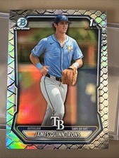 2026 Bowman Chrome James Quinn-Irons #BCP-4 Reptilian Refractor Rays stud!