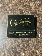 Caligula XXI Dallas Matchbook