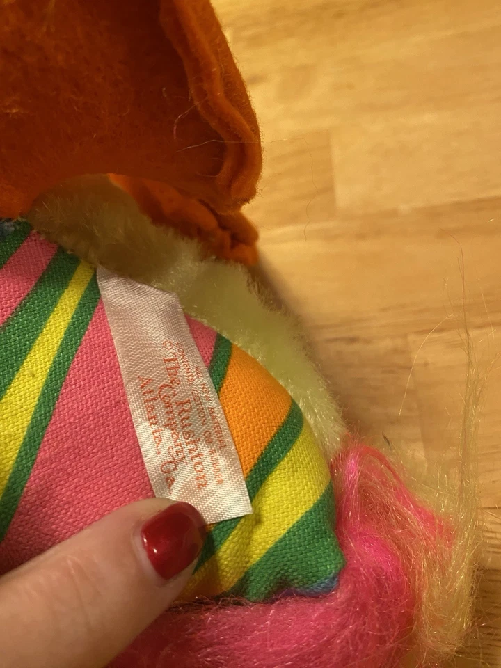 De Colección Rushton Peluche Art Deco Pájaro Loro Original Creación de Estrellas Etiqueta Rara Como Nuevo Foto 4 de 4