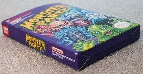 Monster Party (Nintendo NES, 1989) Complete w/Box, Sleeve & Book , Tested/Works