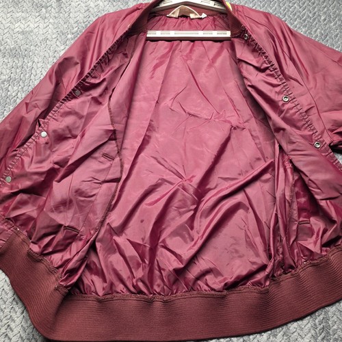 Chaqueta de colección Chalk Line Minnesota Golden Gophers para hombre XL granate satinado bombardero - Imagen 4 de 12