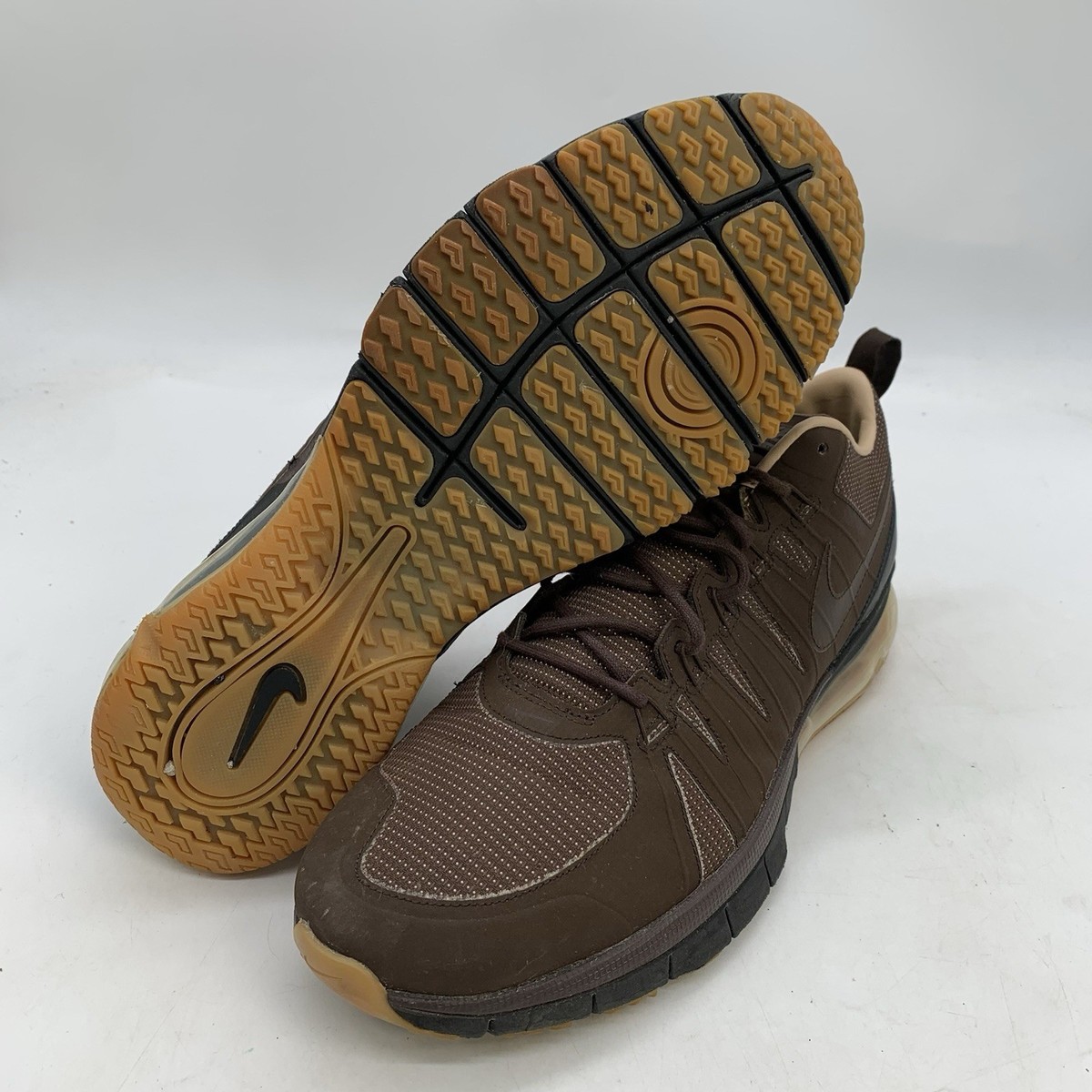 Nike Air Max TR1 180 Fly Wire Shoes Mens 12 Brown Lace Up Casual