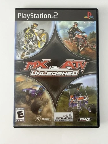 MX VS. ATV Unleashed (Sony PlayStation 2, PS2) Complete CIB Tested