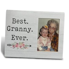 Best Ever Wooden Picture Frame 4x6 Inch,Best Grandma Picture Photo Granny