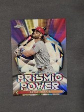 2021 Topps Chrome Prismic Power Bryce Harper Philadelphia Phillies #PP-4