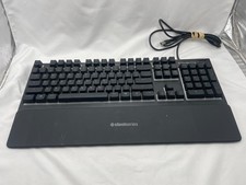 SteelSeries Apex 3 Full Size Wired Membrane Whisper Quiet Switch Gaming Keyboard