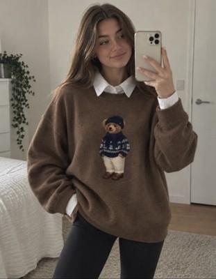 Teddybär Pullover Größe M