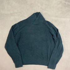 Chaps Knitted Jumper Chunky Knit Sweater Men's L