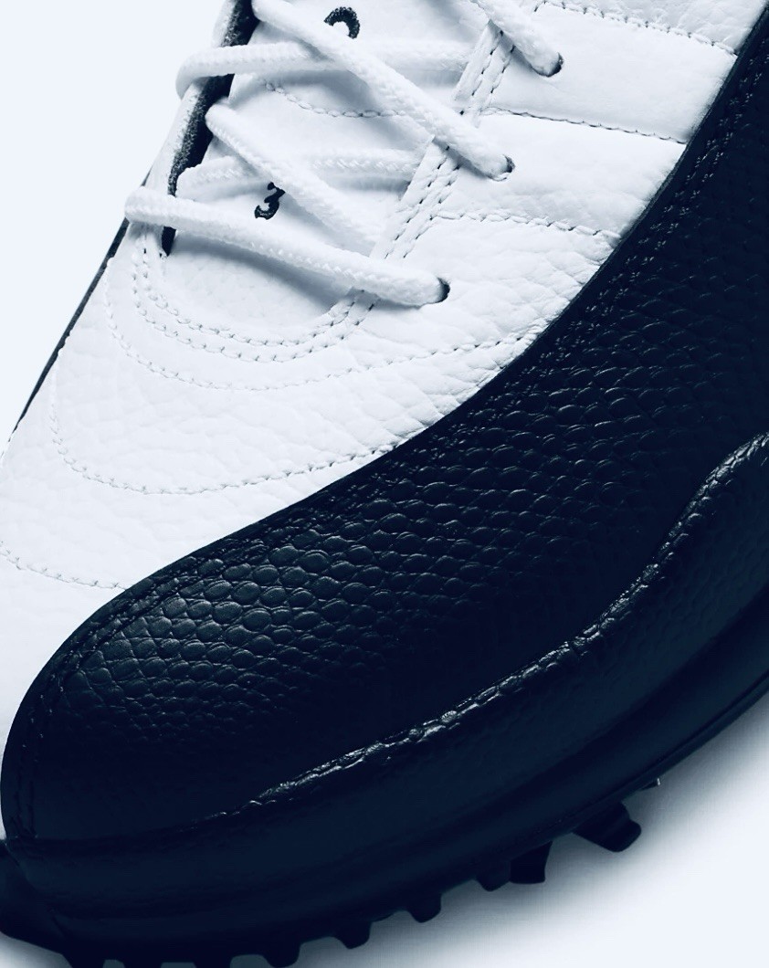 Air Jordan Retro XII 12 Low Golf Shoe Taxi Black White
