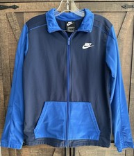 Nike Full Zip Track Jacket Blue Youth Size XL