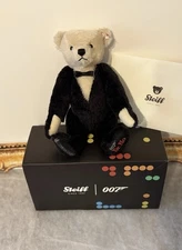 Steiff unique MUSICAL Teddy James Bond Dr. No Limited Edition w/Box COA 