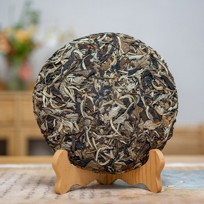 357g Yunnan Wild Moonlight Beauty White puer Pu'er Pu erh Tea Raw Cake