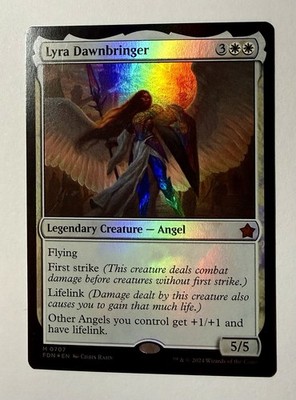 Lyra Dawnbringer 0707 FOIL | Magic the Gathering MTG | Foundations | Mythic