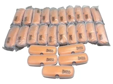 Stanton Optical Eyeglass Cases Bulk lot Of 25 Orange Hard Shell Protective Cover