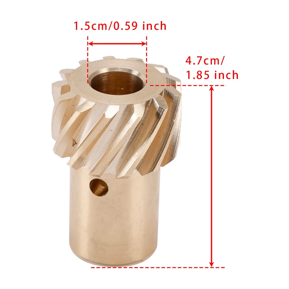 "410 0.500"" Shaft Diameter Distributor Gear For Chevy with MSD Small/Big Block - Image 2 of 4