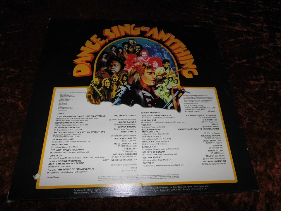 dance sing or anything dance lp vinyl sampler - Bild 2 von 2