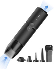 Handheld Vacuum Cleaner Cordless, Desk Vacuum Cleaner Compressed Electric Air Du