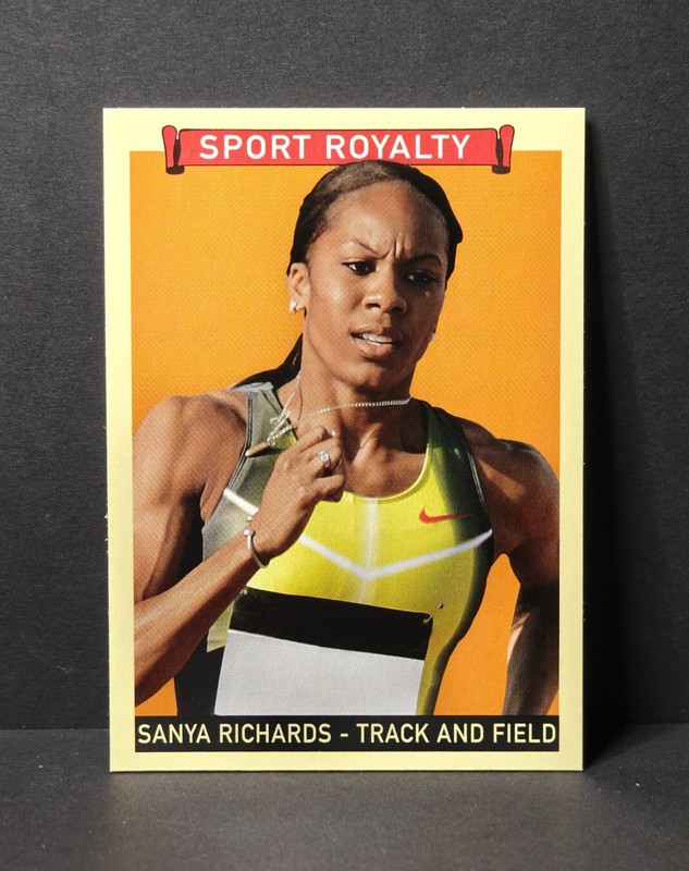 2008 Upper Deck Goudey Sport Royalty SANYA RICHARDS #326 RC Rookie Track & Field