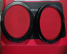 Geekria Ear Pads for HyperX Cloud 2, Cloud 3 Gaming Headphones Black / Red 