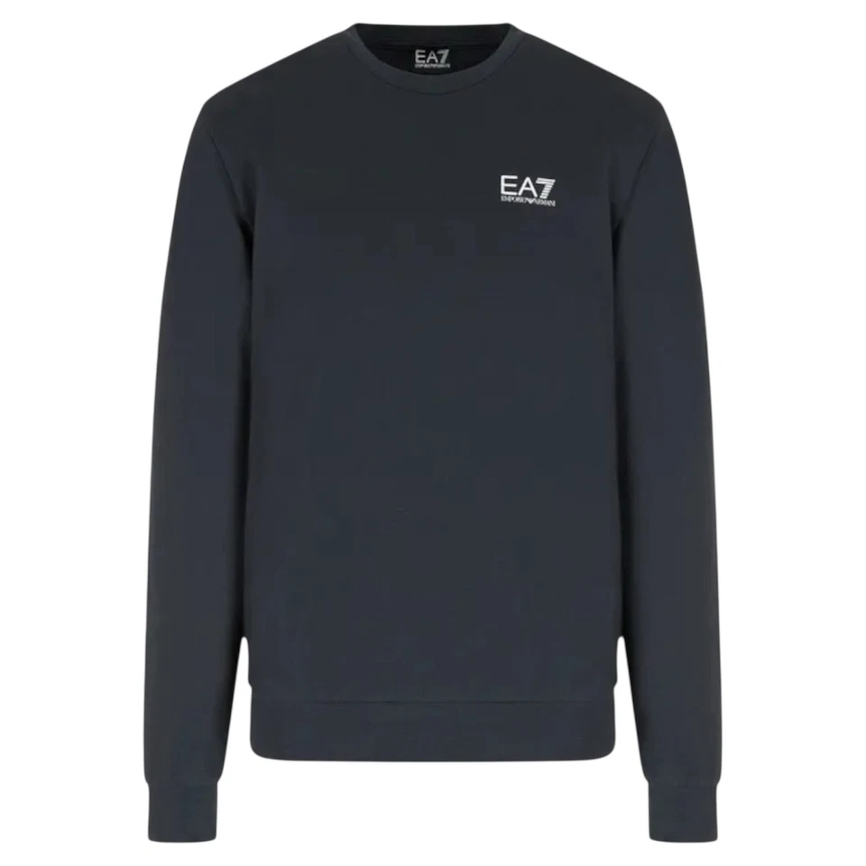 Emporio Armani EA7 Mens Sweatshirt Long Sleeve Round Neck Various Sizes - Image 2 of 3