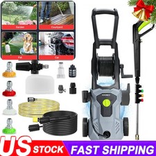 5000 PSI Electric Pressure Washer High Pressure Washer Portable Powered Washer