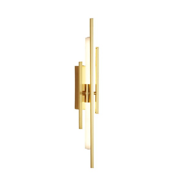 Safara - Elegante Moderne Led-Wandleuchte Gold 60 Cm-image