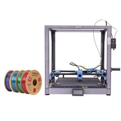 Sovol SV08 Max 3D Printer Up to 700mm/s XYZ Full Linear Rails With 4kg Filament