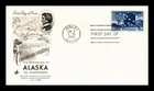 DR JIM STAMPS US COVER ALASKA STATEHOOD AIR MAIL FDC SCOTT C53 ARTCRAFT