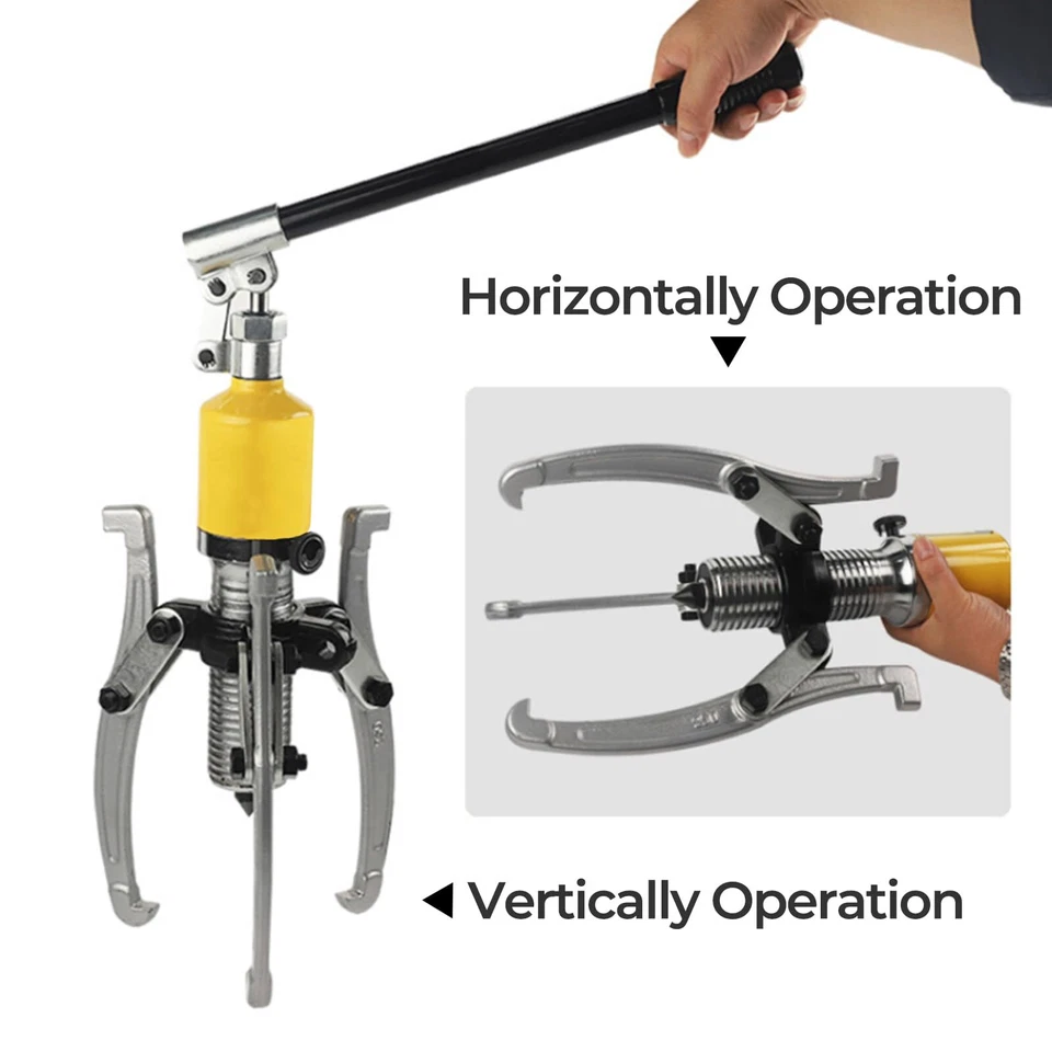 Hydraulic Gear Puller 15 Ton Max Capacity 4"-12" Hydraulic Puller Separator Tool - Image 3 of 4