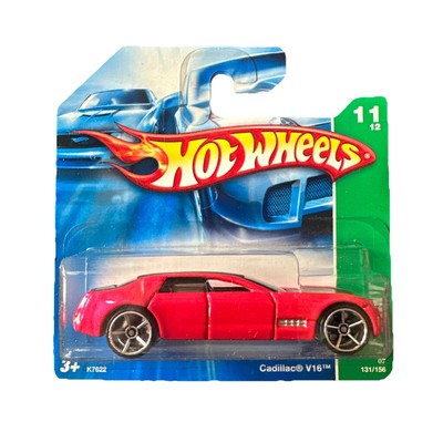 HOT WHEELS Cadillac V16 2007 Treasure Hunt No.131 short Euro card - w/ Case