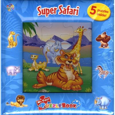 my first puzzle book - super safari :Five Jigsaw Puzzles