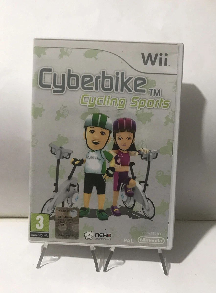 Jeu Wii Cyberbike Avec Vélo D'Exercice - Compatible Wii - Bon État