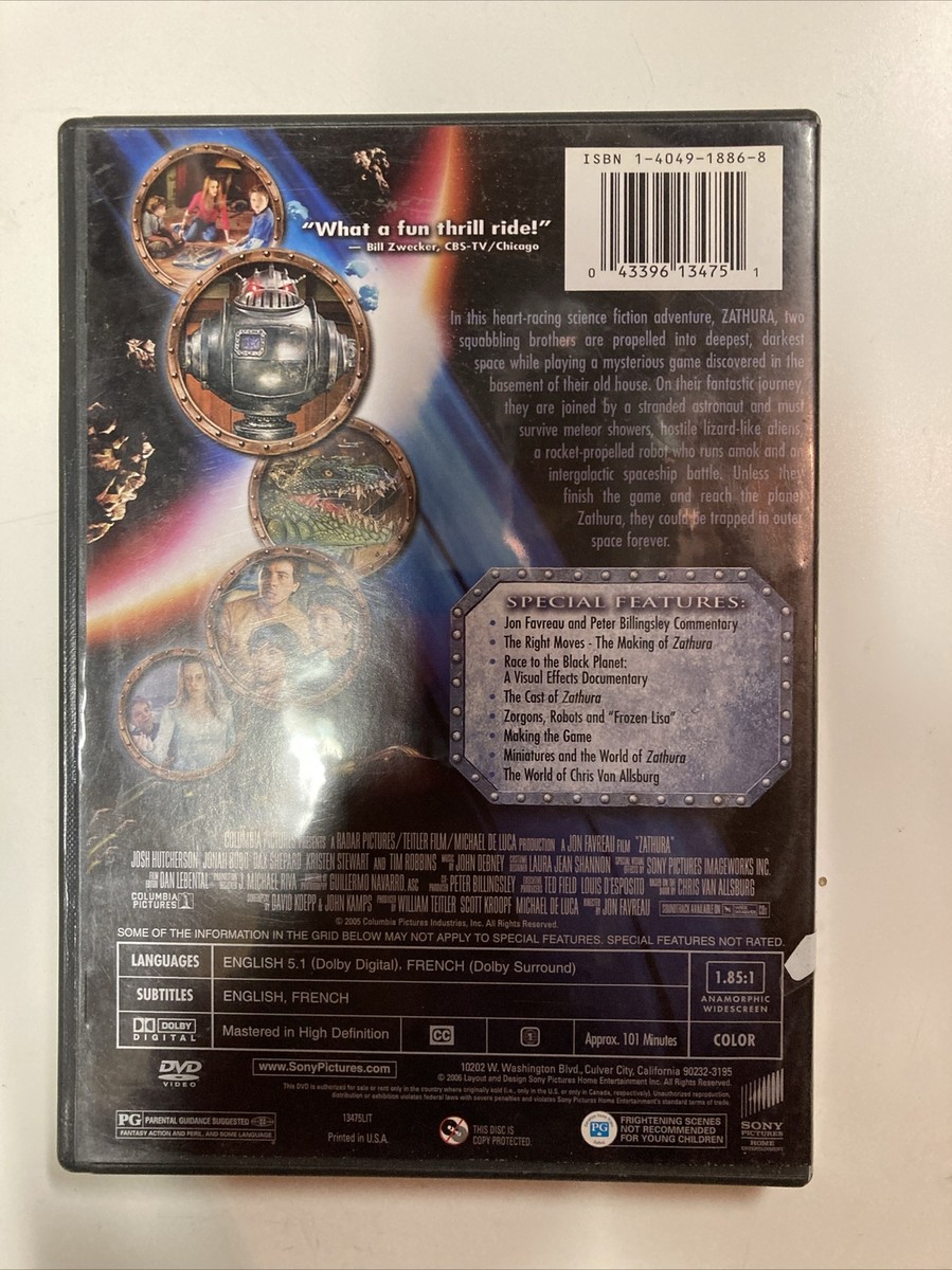 Zathura: A Space Adventure (DVD, 2005) 43396134751| eBay