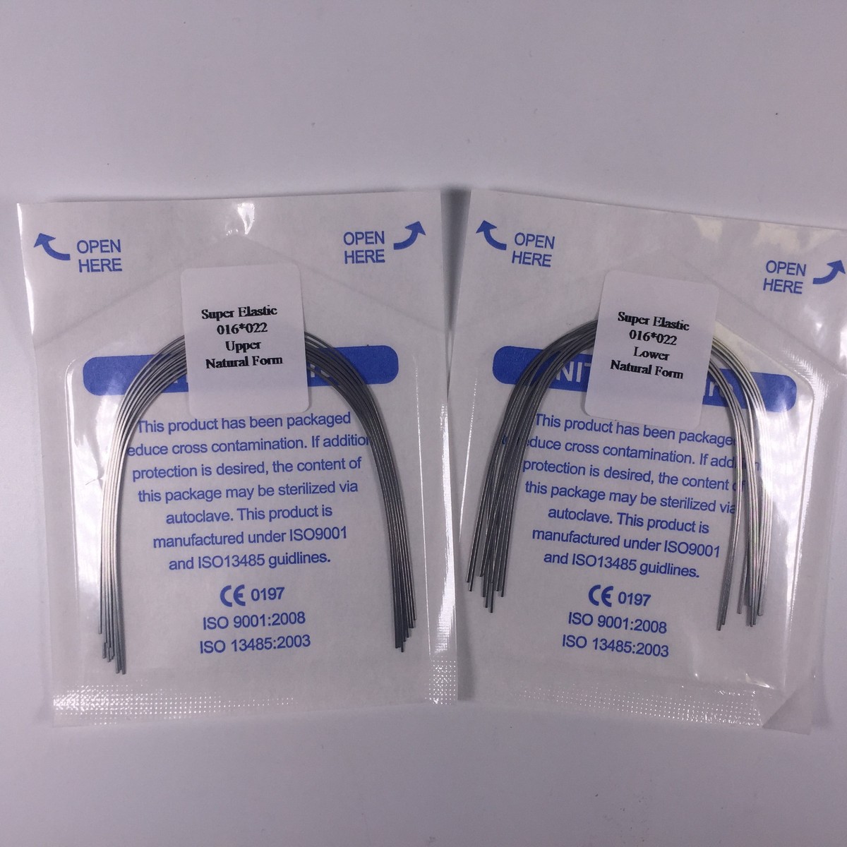 Filo Ortodontico Dentale NiTi Rettangolare Super Elastico Naturale 10 Pezzi - Foto 13