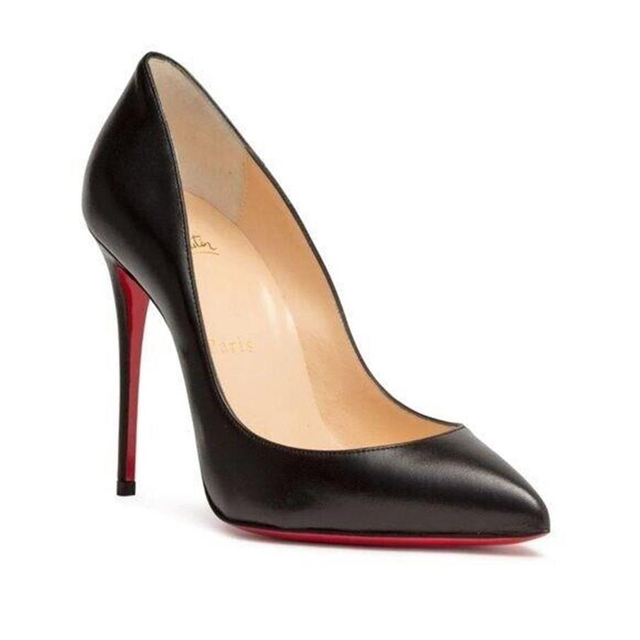 Christian Louboutin PIGALLE FOLLIES 100 Leather Heels Pumps  display picture 1